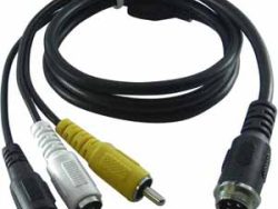 EyeSystem, Fahrzeug Hifi,  4PIN - Cinch M + DC Adapter für Fremdmonitore, AUTO & BIKE, RVA 199