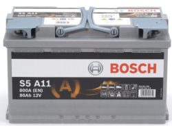 BOSCH, Fahrzeugbatterie, AGM-Batterie Bosch 12V/80Ah/800A LxBxH 315x175x190mm/S:0, AUTO & BIKE, 0 092 S5A 110 S5 A11