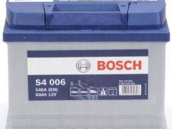 BOSCH, Fahrzeugbatterie, Starterbatterie Bosch 12V/60Ah/540A LxBxH 242x175x190mm/S:1, AUTO & BIKE, 0 092 S40 060 S4 006