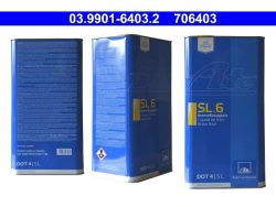 ATE, Fahrzeugflüssigkeiten, Bremsflüssigkeit SL.6 DOT4 Gebinde 5 L., AUTO & BIKE, 03.9901-6403.2 706403