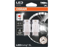 OSRAM, Ersatzleuchtmittel,  LED Retrofit Red 12V P27/7W Doppelblister, AUTO & BIKE, 3157DRP-02B