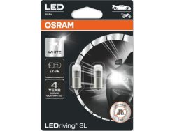 OSRAM, Ersatzleuchtmittel, LEDriving SL White 6000K T4W Twin Blister, AUTO & BIKE, 3893DWP-02B