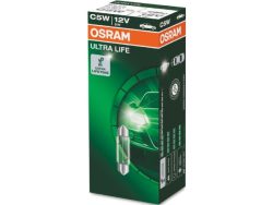 OSRAM, Ersatzleuchtmittel,  Soffittenlampe ULTRA LIFE 12V 5W SV8,5-8, AUTO & BIKE, 6418ULT 3409