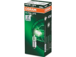 OSRAM, Ersatzleuchtmittel,  Glühlampe ULTRA LIFE 12V 6W BAX9s, AUTO & BIKE, 64132ULT 3383