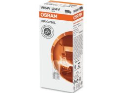 OSRAM, Ersatzleuchtmittel,  Glassockellampe 24V 5W W 2,1x9,5d, AUTO & BIKE, 2845 3490