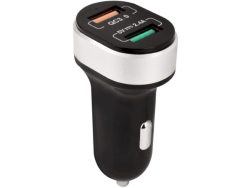 Phonocar, Autoradio Zubehör, Double USB Car Charger QUICK CHARGE QUALCOMM® 3.0, AUTO & BIKE, 05222