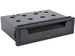 Phonocar, Autoradio Zubehör, Ablagefach universal mit Wireless Ladung ISO (182x53mm), AUTO & BIKE, 05734