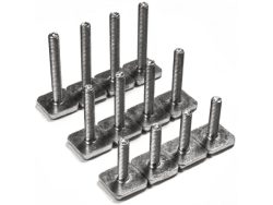 MENABO, Lastenträger & Zubehör, Adapterkit Schrauben T-System 20x20 4xM6x25/4xM6x35/4xM6x45, AUTO & BIKE, 000110100000 8003168038504