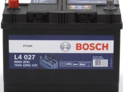 BOSCH, Fahrzeugbatterie, Starterbatterie Bosch 12V/75Ah/600A LxBxH 260x175x225mm/S:1, AUTO & BIKE, 0 092 L40 270 L4 027