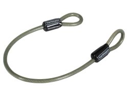 hartmann, Motorrad Zubehör, Helmsicherungskabel 37x6mm / grau-transparent, AUTO & BIKE, 10039757