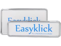 Easyklick, Kennzeichenhalter,  Nummerrahmen Set chrom, Hochformat, AUTO & BIKE, KR-15701900