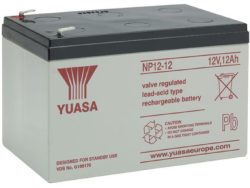 YUASA, Fahrzeugbatterie, Auxilliary 12V/12Ah LxBxH: 151 // 98 // 97.5 // S:3, AUTO & BIKE, NP12-12