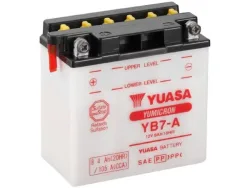 YUASA, Fahrzeugbatterie, Yumicron 12V/8.4Ah/105A LxBxH: 136 // 75 // 133 // S:1, AUTO & BIKE, YB7-A