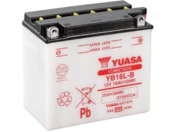 YUASA, Fahrzeugbatterie, Yumicron 12V/20Ah/215A LxBxH: 175 // 100 // 155 // S:0, AUTO & BIKE, YB16L-B