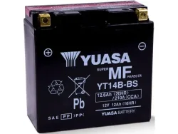 YUASA, Fahrzeugbatterie, AGM 12V/12.6Ah/210A LxBxH: 150 // 70 // 145 // S:1, AUTO & BIKE, YT14B-BS