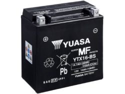 YUASA, Fahrzeugbatterie, AGM 12V/14.7Ah/210A LxBxH: 150 // 87 // 161 // S:1, AUTO & BIKE, YTX16-BS