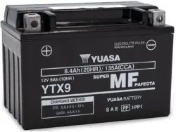 YUASA, Fahrzeugbatterie, AGM 12V/8Ah/135A LxBxH: 150 // 87 // 105 // S:1, AUTO & BIKE, YTX9