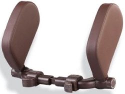SYNKRA, Innenraumausstattung, Kopfstützenkissen verstellbar Kunstleder braun, AUTO & BIKE, CHD 150030