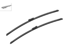 BOSCH, Scheibenwischblätter, Flachbalkenwischblatt Aerotwin 700/700mm, AUTO & BIKE, 3 397 014 824 A824S