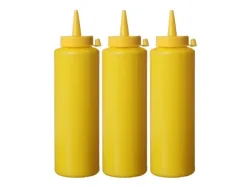 HENDI, Gastro Küchenartikel, HENDI Spenderflaschen 3er Set Saucenspender, Produkte & Wohnen