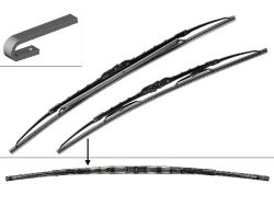 BOSCH, Scheibenwischblätter,  Wischblatt Paar Stand. Fahrzeugsp. 530/530mm, AUTO & BIKE, 3 397 001 583 583S