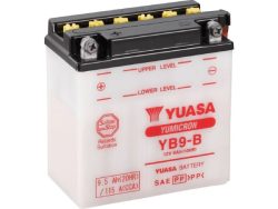 YUASA, Fahrzeugbatterie, Yumicron 12V/9.5Ah/115A LxBxH: 135 // 75 // 139 // S:1, AUTO & BIKE, YB9-B