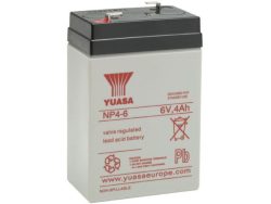 YUASA, Fahrzeugbatterie, Auxilliary 6V/4Ah LxBxH: 70 // 47 // 105.5 // S:1, AUTO & BIKE, NP4-6