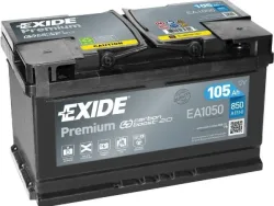 Exide, Fahrzeugbatterie,  Premium 12V/105Ah/850A LxBxH 315x175x205mm/B13/S:0, AUTO & BIKE, EA1050