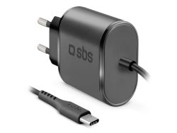 SBS Reiseladegerät Type C - Reiseladegerät (Schwarz)
