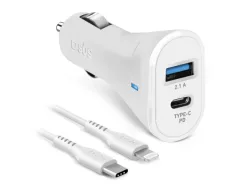 SBS, Power Delivery, Auto-Set Lightning-Kabel + Ladegerät PD 18 Watt, Produkte & Wohnen