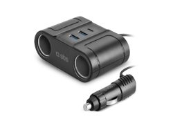 SBS, Power Delivery, 100-W-Auto-Splitter zum schnellen Aufladen von bis zu 5 Geräten, Produkte & Wohnen