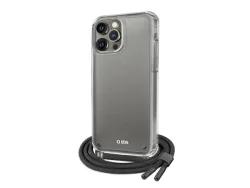 SBS, Kompatibles kabelloses Laden, Transparente Hülle mit farbigem Umhängeband für das iPhone 13 Pro, Produkte & Wohnen
