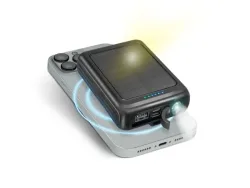 SBS, Mag Charge, Solar-Powerbank 5000 mAh mit kabelloser Aufladung, Produkte & Wohnen
