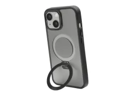 SBS, Covers, Cover compatibile con ricarica MagSafe con finiture in metallo e anello con funzione stand per iPhone 15, Produkte & Wohnen