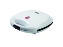 DOMO DO9046C Sandwich-Toaster Antihaftbeschichtung Weiß