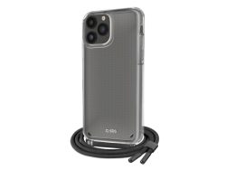 SBS, Kompatibles kabelloses Laden, Transparente Hülle mit farbigem Umhängeband für das iPhone 14 Pro Max, Produkte & Wohnen