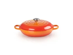 Le Creuset, LE CREUSET Bräter SIGNATURE gusseisen orange