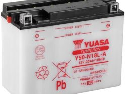 YUASA, Fahrzeugbatterie, Yumicron 12V/21.1Ah/240A LxBxH: 205 // 90 // 162 // S:0, AUTO & BIKE, Y50-N18L-A