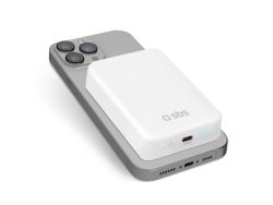 SBS, Powerbank, Kabellose magnetische 10&nbsp;000-mAh-Powerbank, kompatibel mit iPhone für MagSafe-Aufladung, Produkte & Wohnen