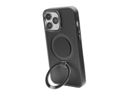 SBS, Kompatibles kabelloses Laden, MagSafe-kompatible Ladehülle mit Metallverarbeitung und Ring mit Standfunktion für iPhone 14 Pro Max, Produkte & Wohnen