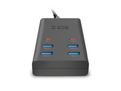 SBS, Power Delivery, Ladestation mit 4 USB-A- und 2 USB-C-Ports, Produkte & Wohnen