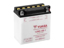 YUASA, Fahrzeugbatterie, Conventional 12V/9Ah/85Amp. LxBxH: 135 // 75 // 139 // S:1, AUTO & BIKE, 12N9-4B-1
