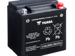 YUASA, Fahrzeugbatterie, AGM 12V/31.6Ah/400A LxBxH: 166 // 126 // 175 // S:0, AUTO & BIKE, YIX30L