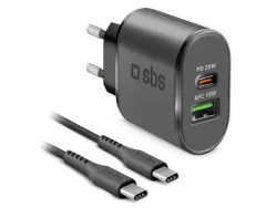 SBS, Power Delivery, Wall Charger Kit 20W, Produkte & Wohnen