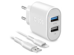 SBS, Standardladung, Kit Fast Charge mit Ladegerät und Lightning-Kabel, Produkte & Wohnen