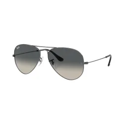 Ray-Ban Aviator Large Metal Grau auf Gunmetal L | Sonnenbrillen