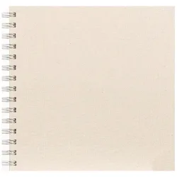 Fotoalbum mit Spiralbindung 20x20cm beige
