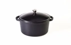 Nouvel, Nouvel Gussbräter rund 26 cm schwarz – Topf/Kochtopf
