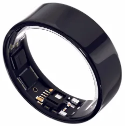 UltraHuman Ring AIR Grösse 7 - Aster Black Gesundheitstracker – Smart Ring - Smartring – schwarz