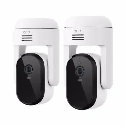 Arlo ESSENTIAL3 2K PTZ SECURITY CAMERA 2-PACK Netzwerkkamera – Überwachungskamera – weiss